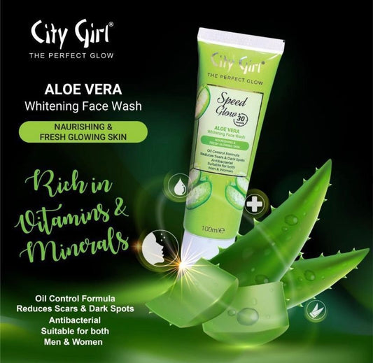 City Girl Face Wash aloe vera