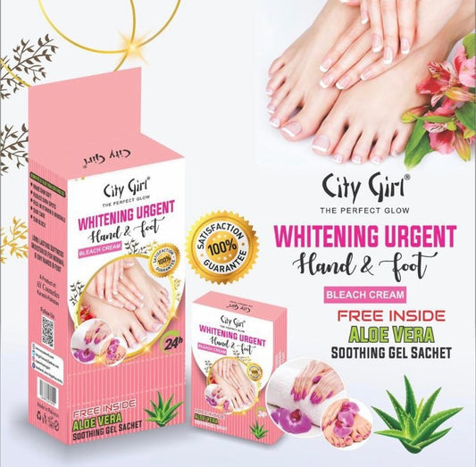City Girl Hand & Foot Bleach Cream (3 SACHET)