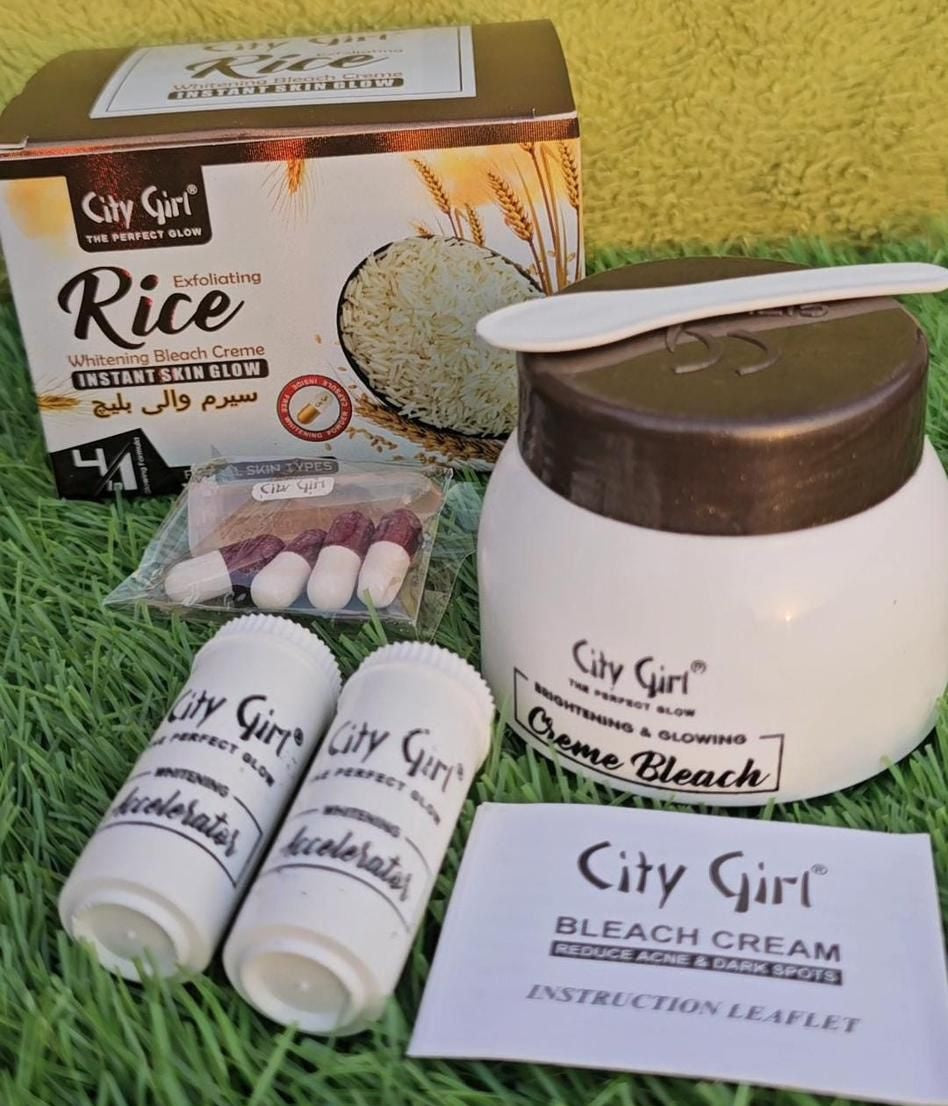 City Girl Rice Bleach Cream