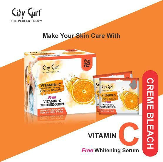 City Girl Vitamin C Bleach Cream (3 SACHET)