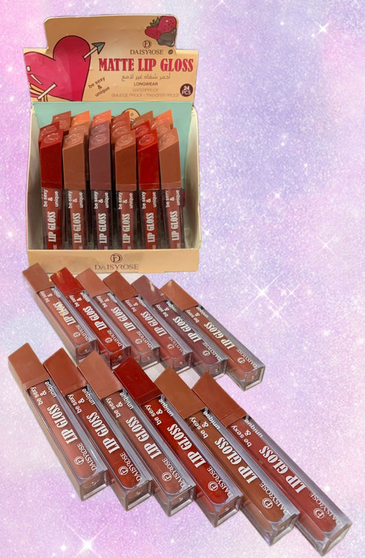 DAISYROSE Matte Lip-gloss 12 Pcs Set (Item No : 236267)