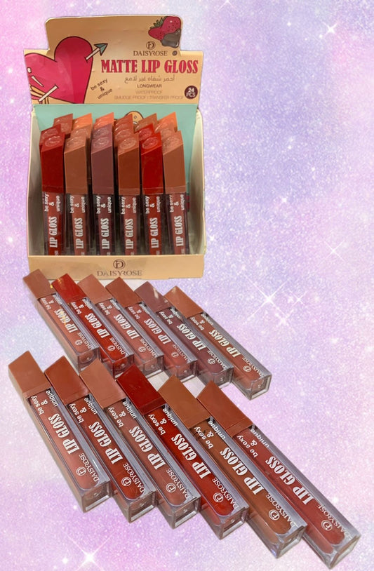 DAISYROSE Matte Lipgloss 12 Pcs Set (Item No : 236267)