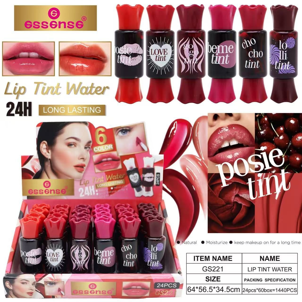 Essense Candy Lip & Cheek Tint (6 PCs Set)
