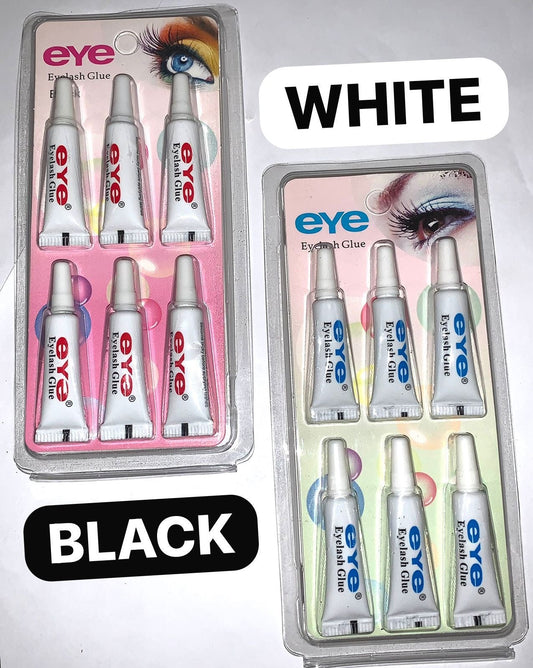Pack Of 6 Eye Eyelashes Glue