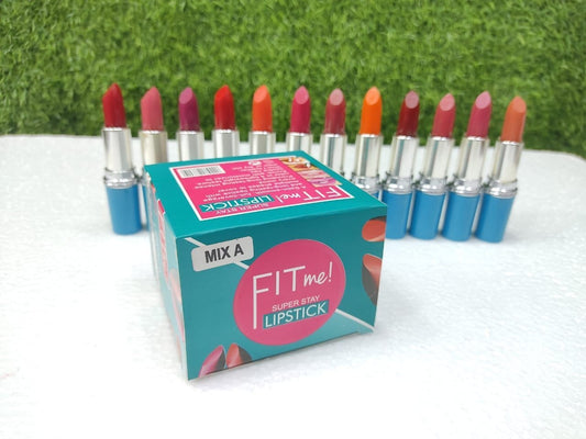 FIT ME Matte Lipstick 12 Pcs Box (Setting A)