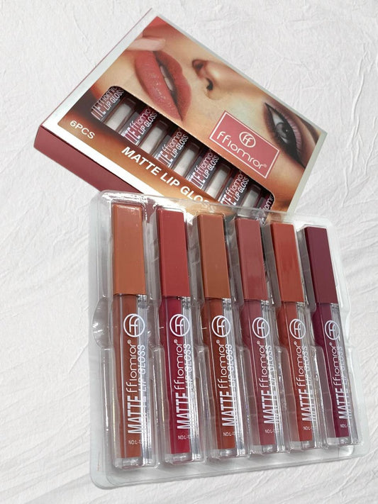 Fflomror Matte Lipgloss 6 Pcs Pack
