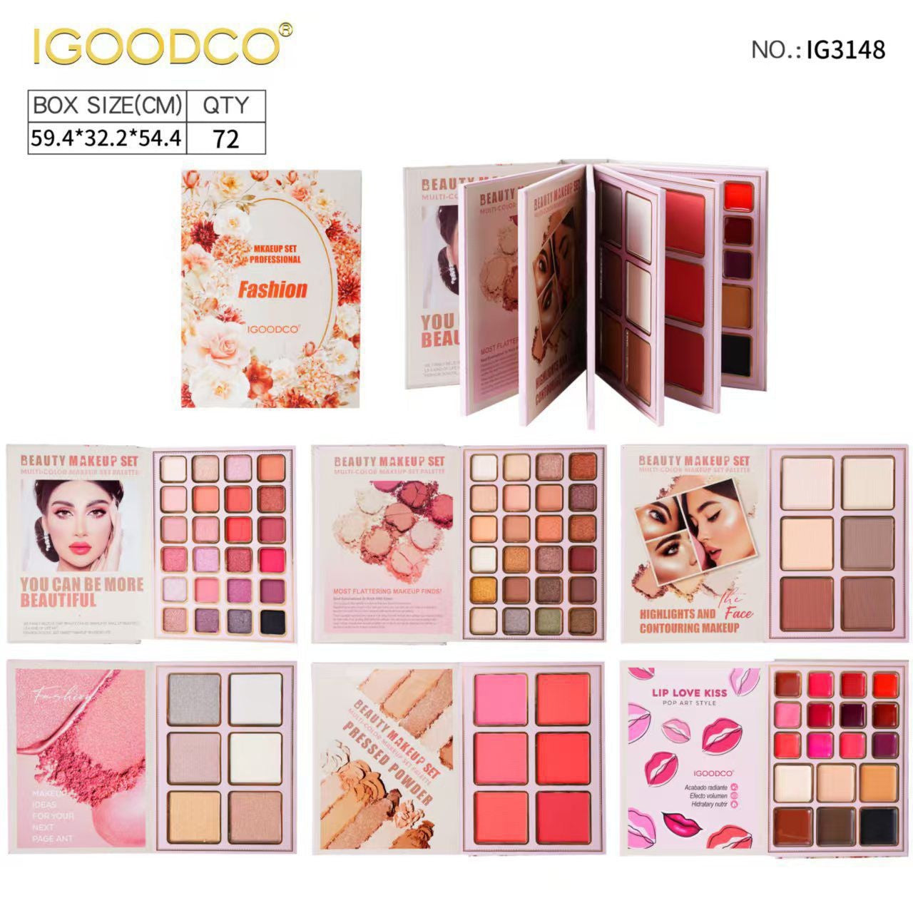 IGOODCO 6in1 Fashion Book Palette