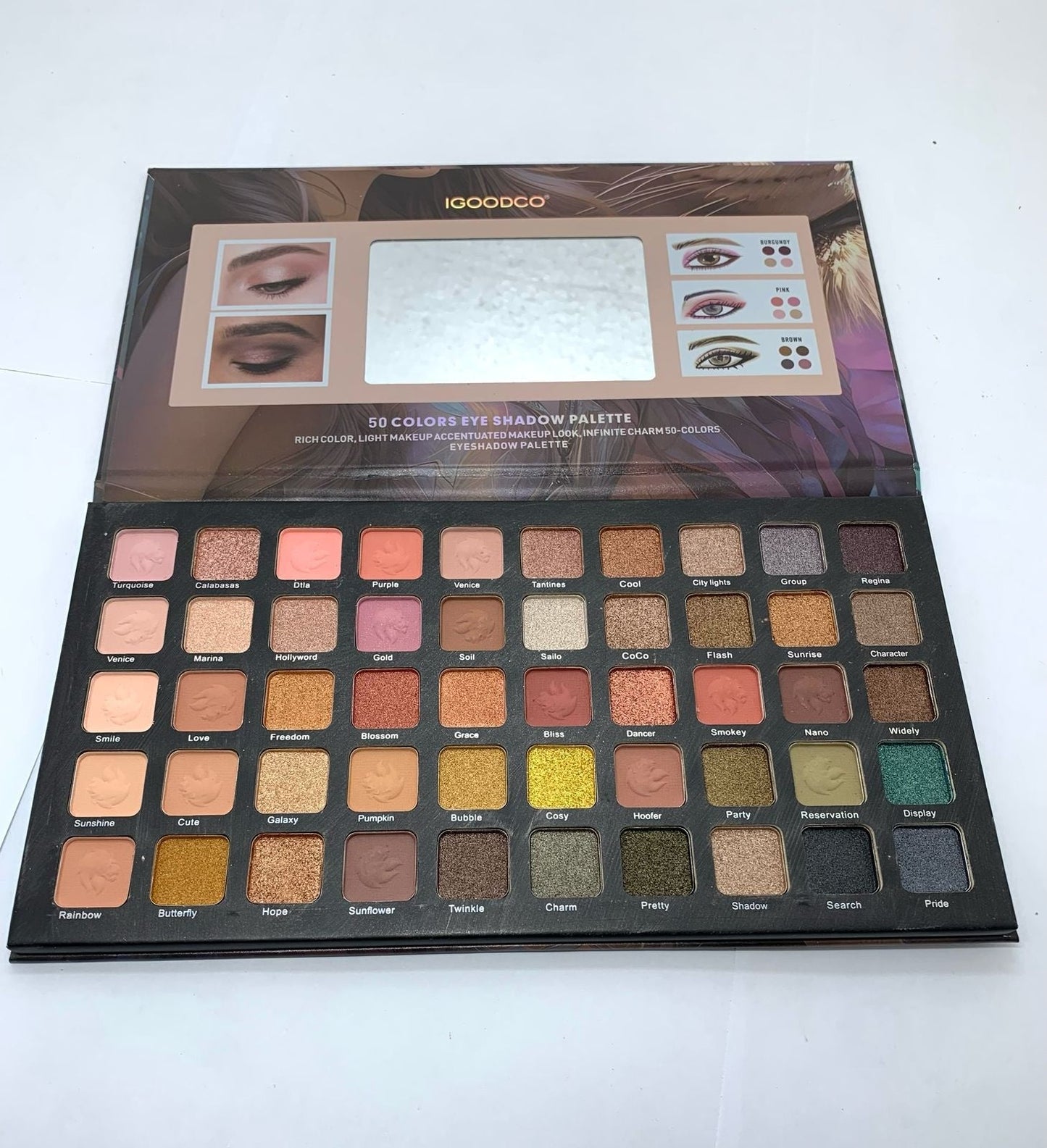 IGOODCO Eyeshadow Kit (50 Colors)