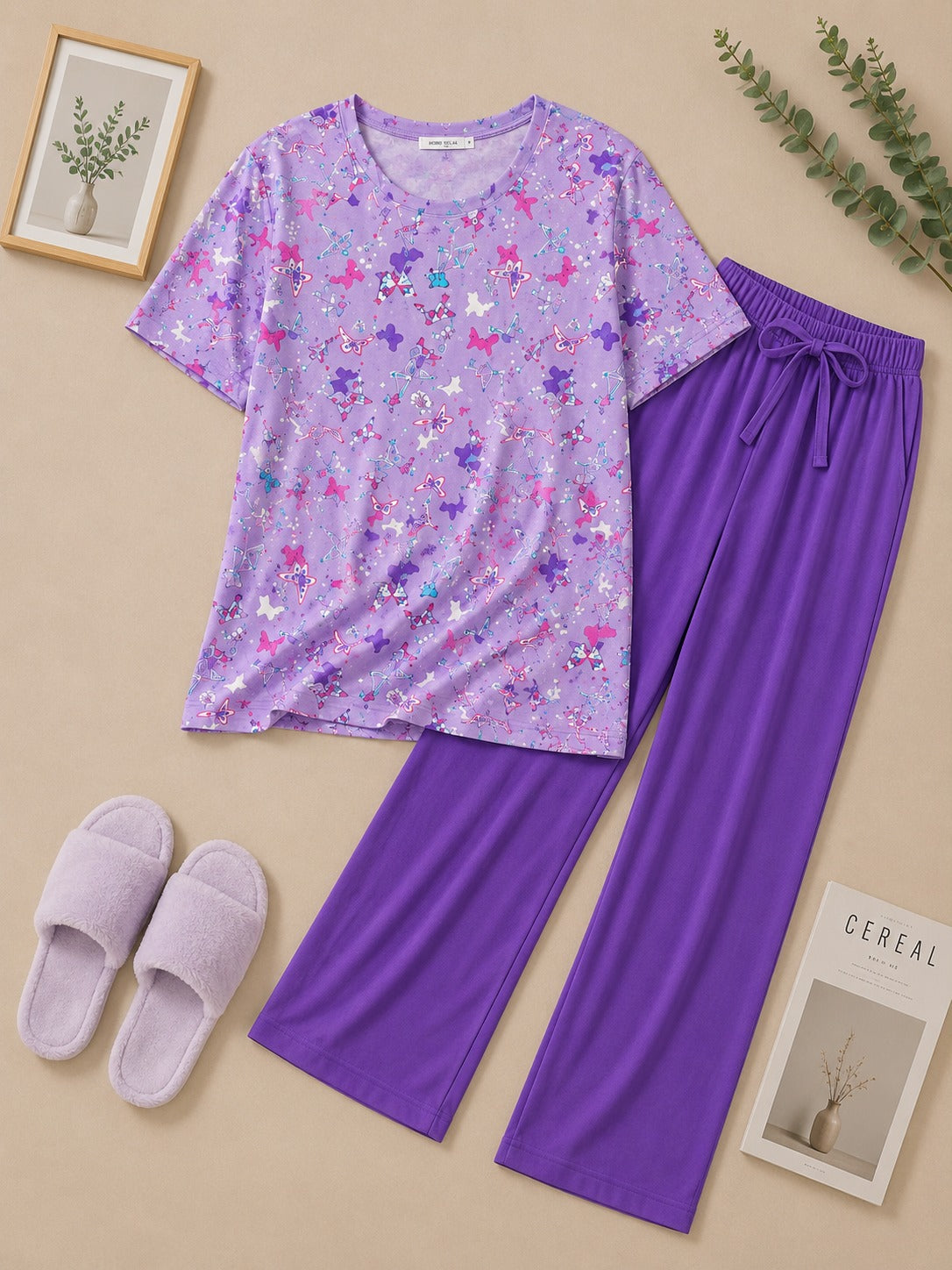 Purple Galaxy Lounge Set