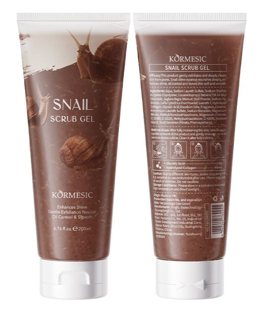 KORMESIC Scrub Gel snail