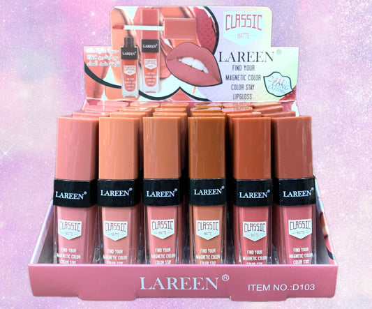 LAREEN Matte Lipgloss 6 Pcs Set (Item No : 103)