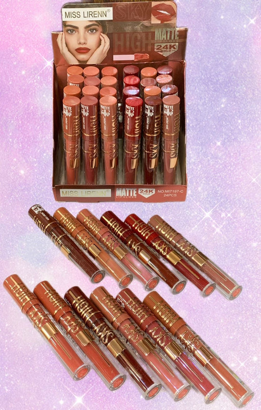 MISS LIRENN Matte Lipgloss 12 Pcs Set (Item No : 7197 C)