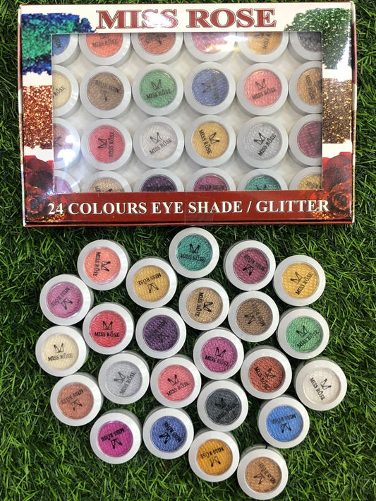 MISS ROSE Eyeshadow Tray (24 PCS)