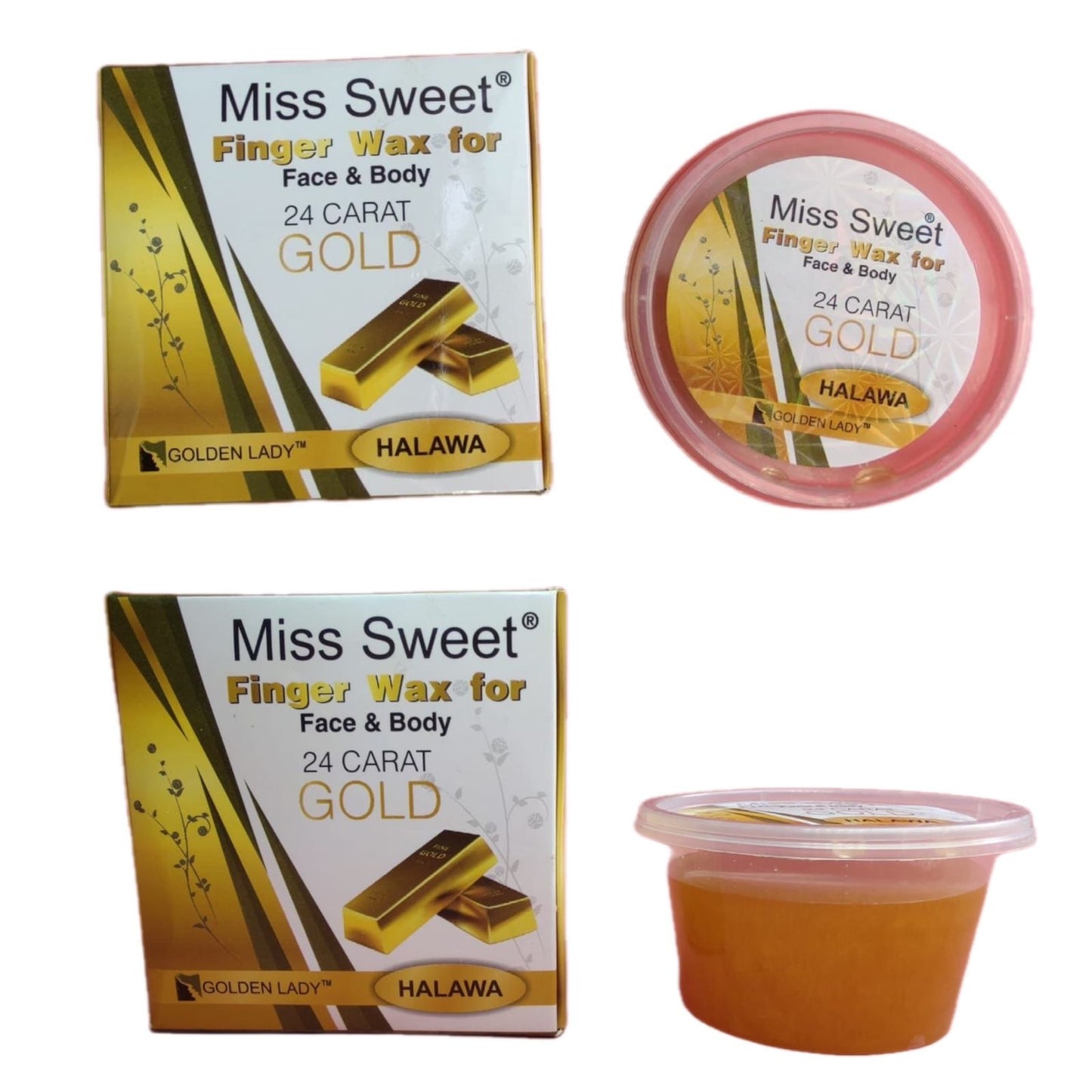 Miss Sweet 24K Gold Finger Wax 1 Pc