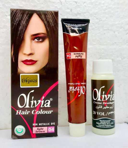 Olivia Hair Color light brown