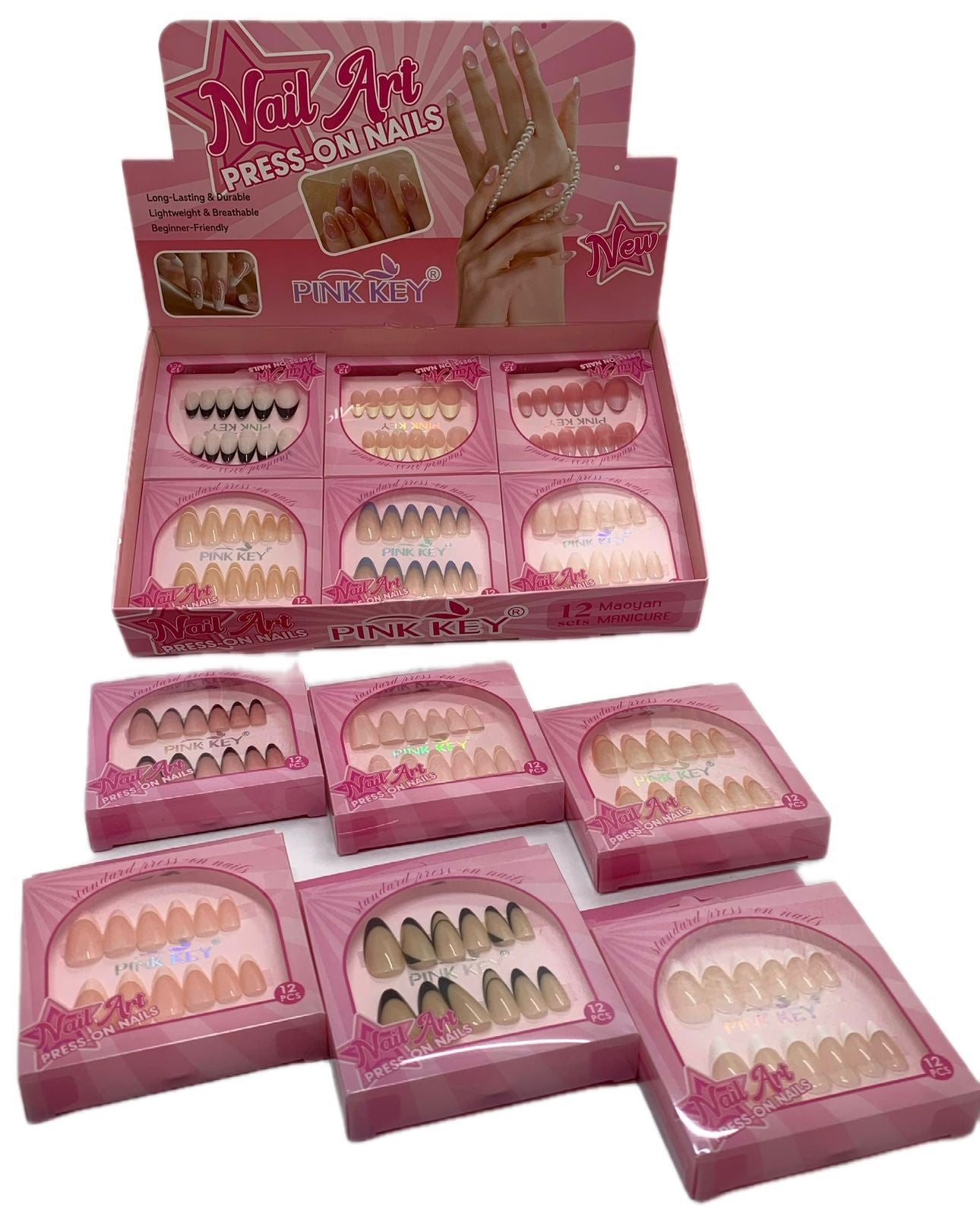 Pink Key Nails (Item No 2416 Standard)