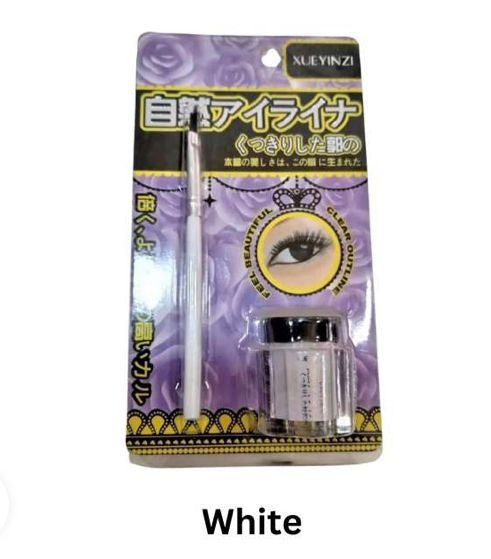 Purple Card Gel White Eyeliner