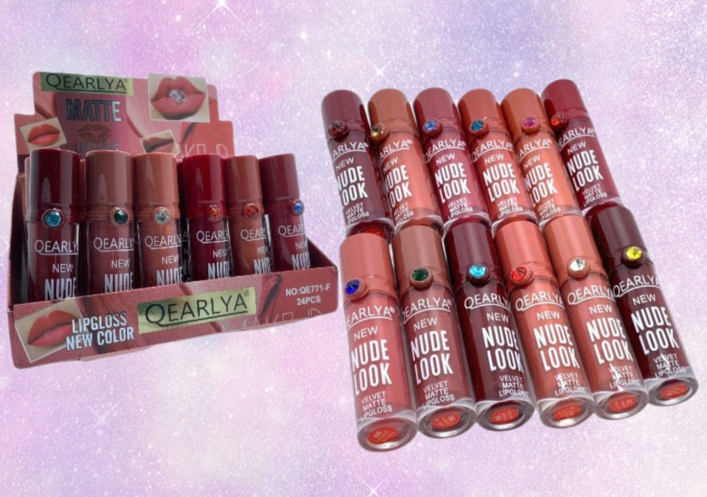 QEARLYA Matte Lipgloss 12 Pcs (Item No : 771)