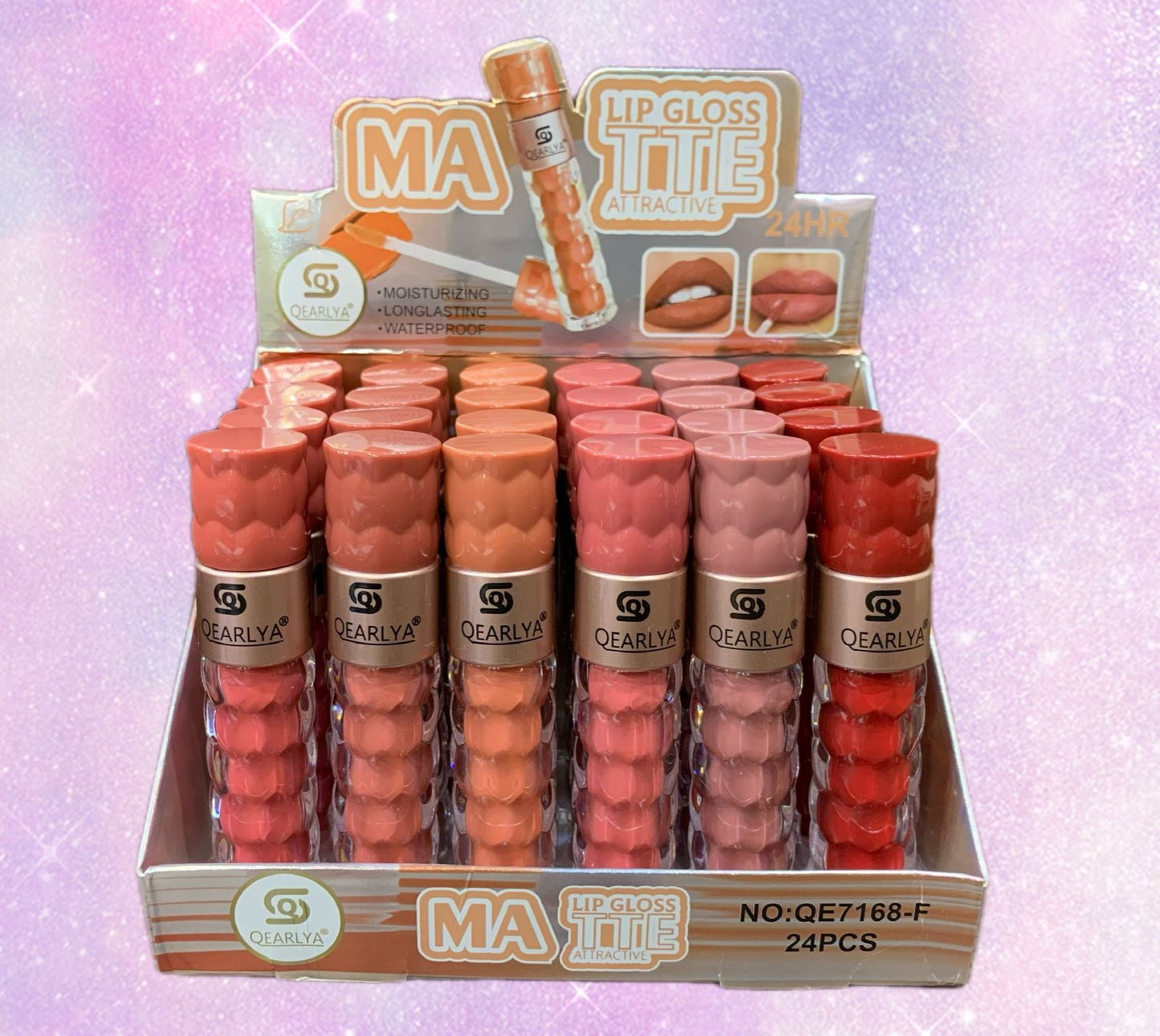 QEARLYA Matte Lipgloss 6 Pcs Set (Item No : 7168)