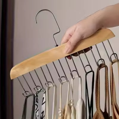 8 Hook Wooden Hanger