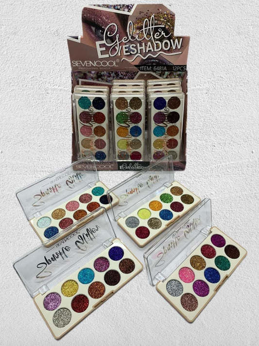SEVENCOOL Glitter Eyeshadow 1 PC (1O Color)