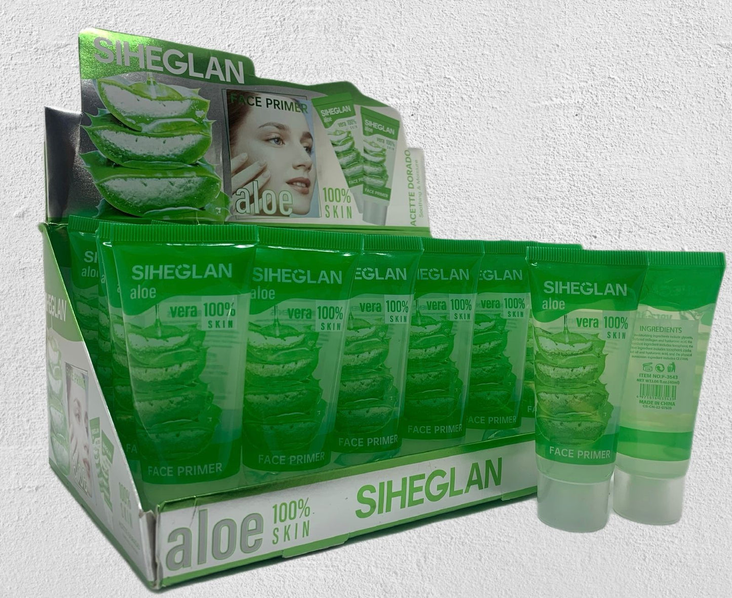 SIHEGLAN Aloe Vera Primer Tube 1 Pc