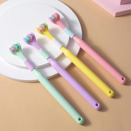 3 Sided 360 Rotating Tooth Brush