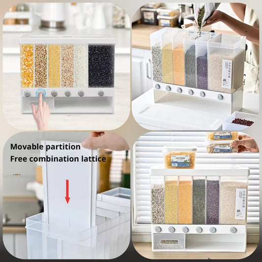 6in1 Cereal Dispenser (Box Packing) (Premium Quality) 🇨🇳
