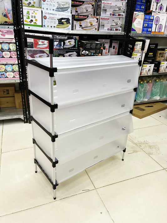 3 Layer Dustproof Shoes Rack