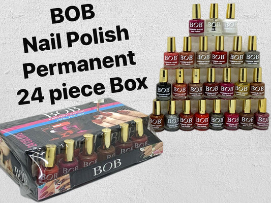 BOB Permanent Nail Polish (24Pcs Box)