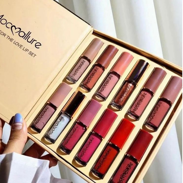 Mocallure Matte Lip Gloss 12 Pcs Pack (Item No:050)