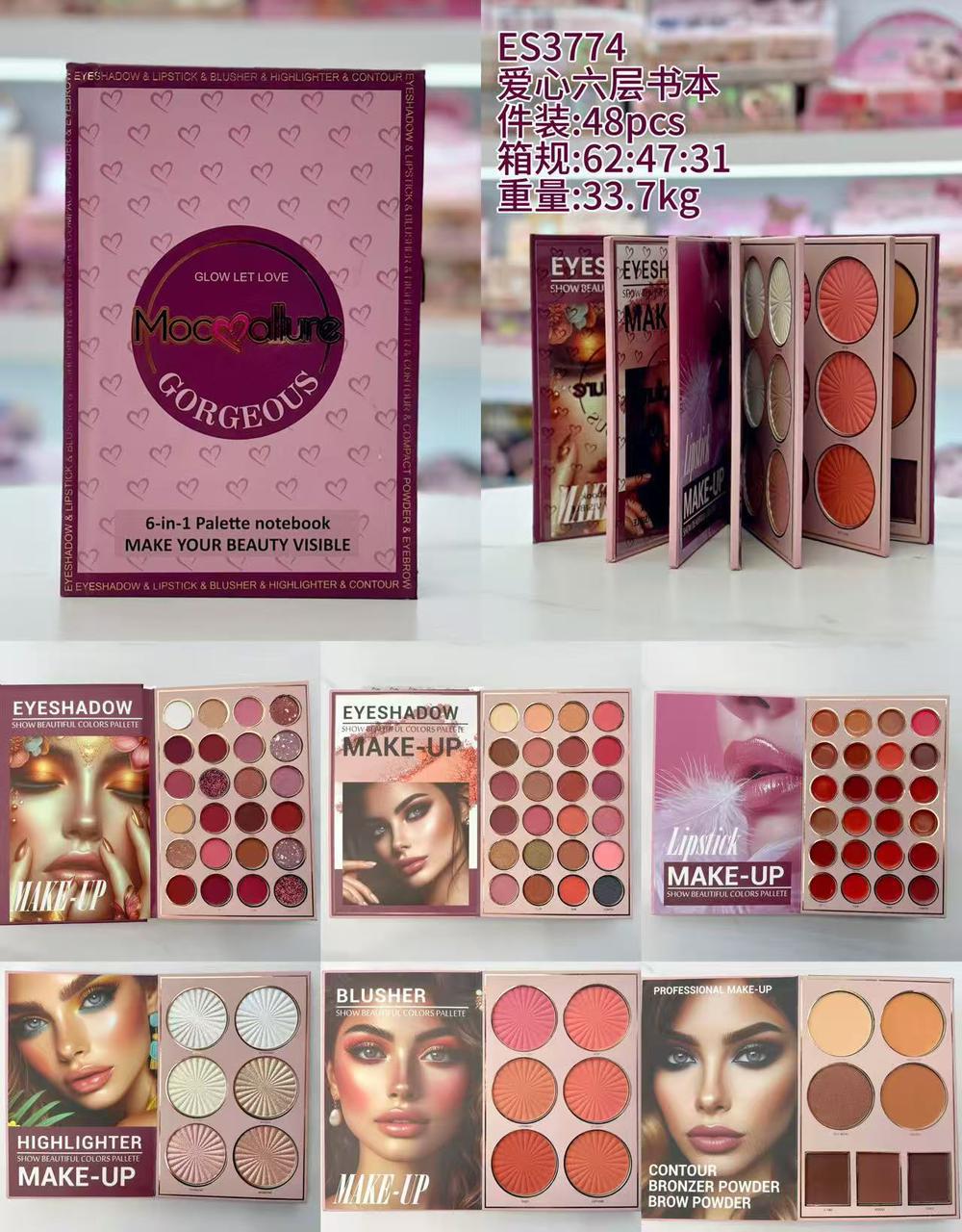 Mocallure 06 Fold Gorgeous Makeup Kit