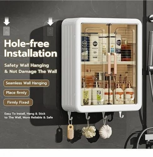 Wall Mounted Storage Cabinet for Kitchen & Bathroom