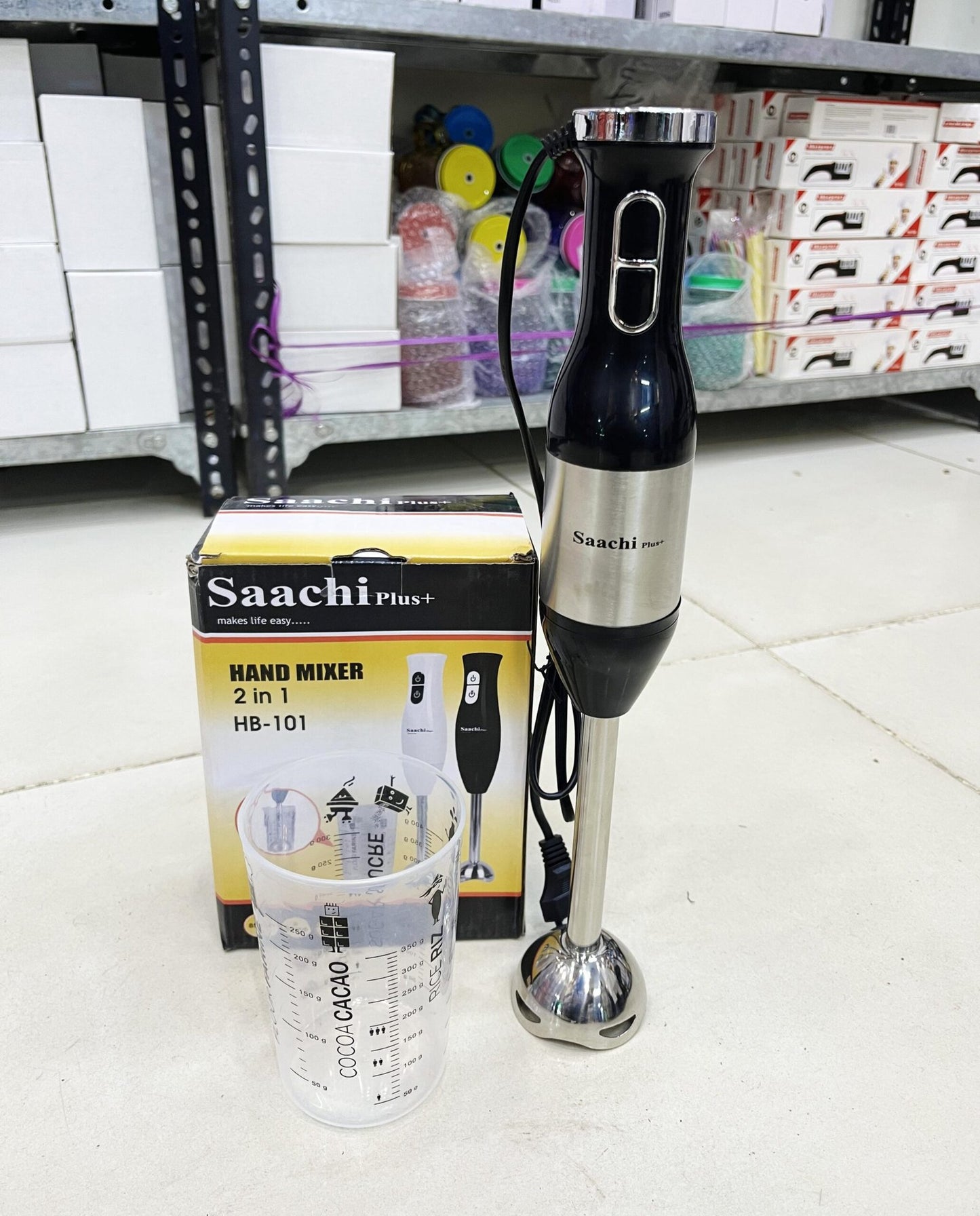 Turbi Speed 4blade Sachi Hand Blender with Jug