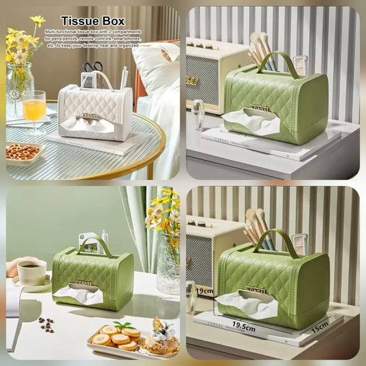 Elegant Purse Style Tissue Box Premium Quality) Only Green Available