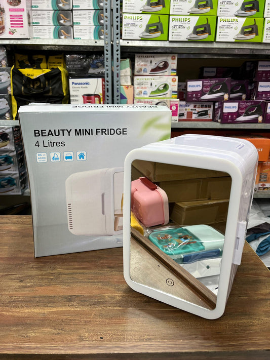 AC/DC 4L Vanity Mirror LED Portable Fridge