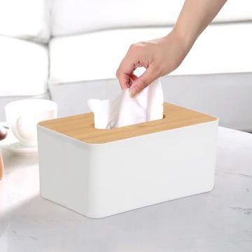 Wooden Tissue Box