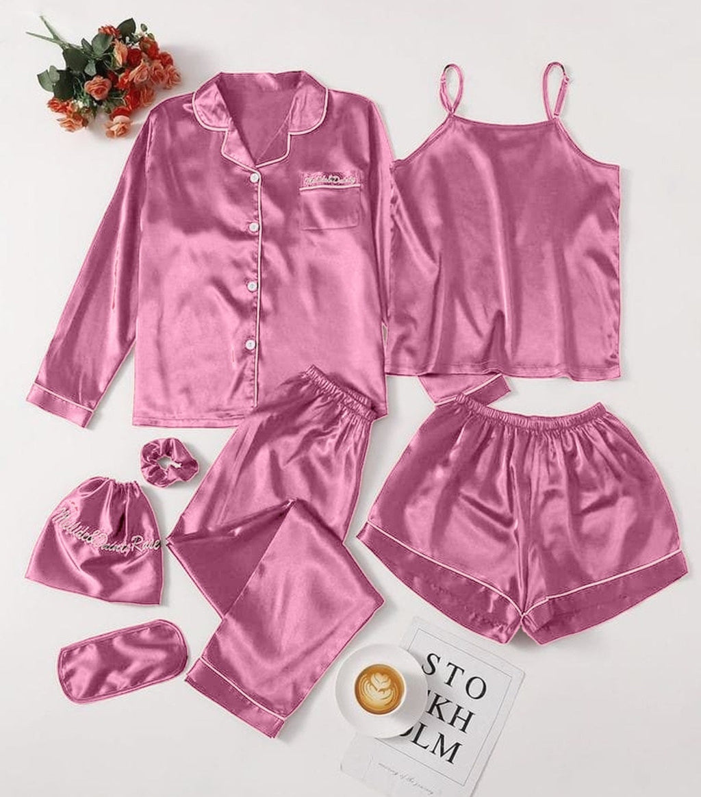 7 IN 1 SILK NIGHTY SET