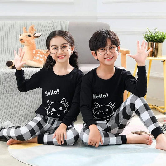 Black Hello Kids Outfit