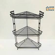 3 Tier Multipurpose Organizer for Kitchen & Bathroom (With screw hooks)