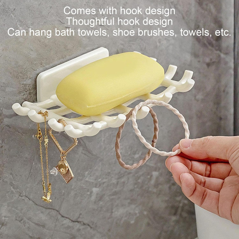 New Design Plastic Soap Holder ( Pack Of 3 )