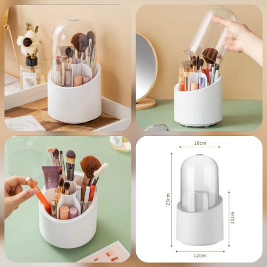 360° Rotating Base Makeup Brush Holder