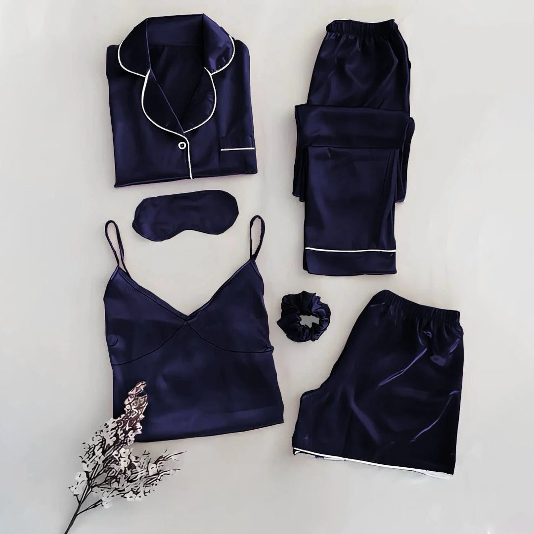 6 IN 1 SILK NIGHTY SET