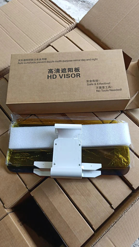 2-in-1 Universal HD Day & Night Anti-Glare Car Sun Visor