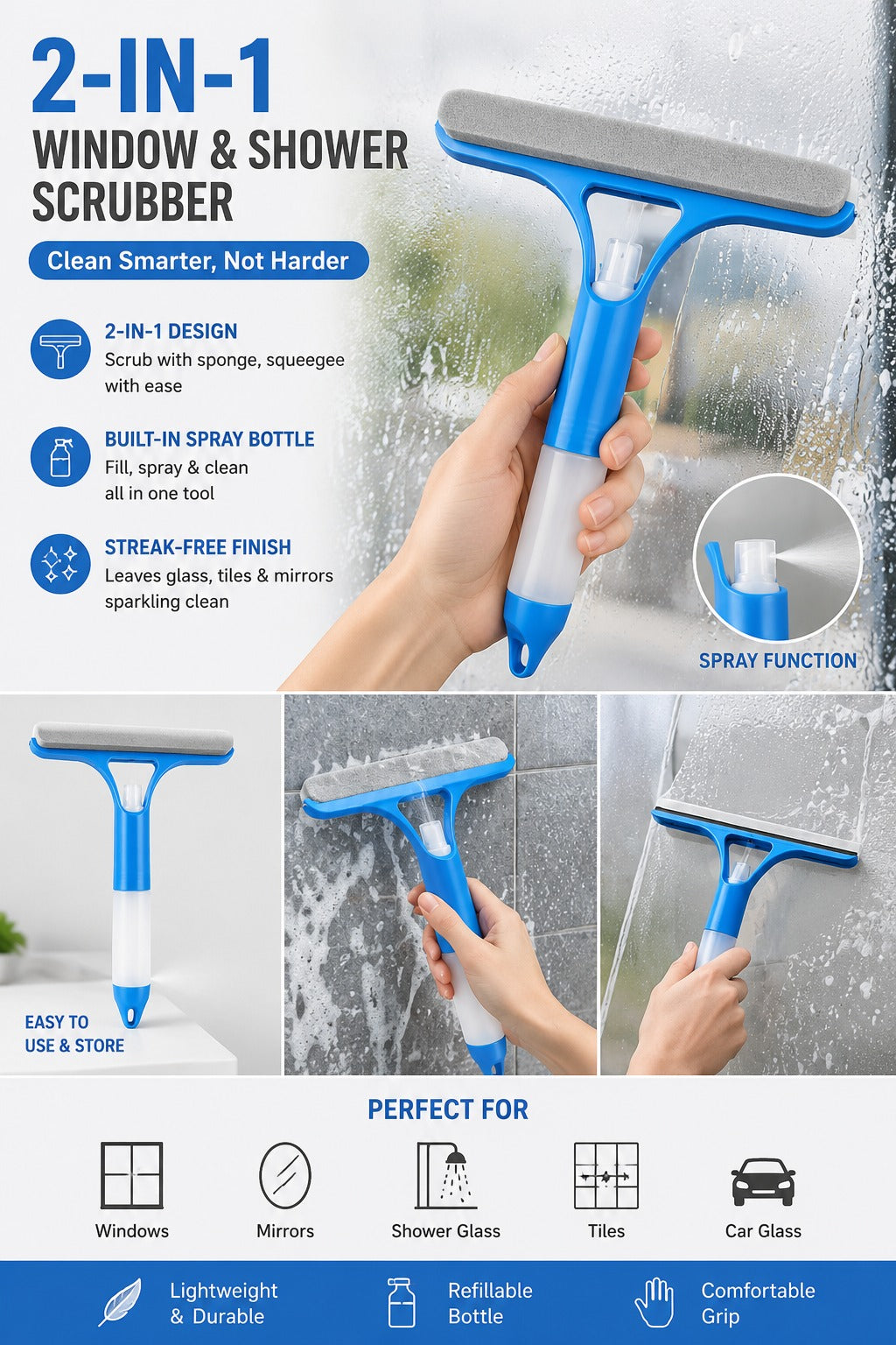 2in1 Spray Wiper  ( Pack Of 3 )