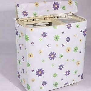Double Washing Machine Cover Imported Random Prints