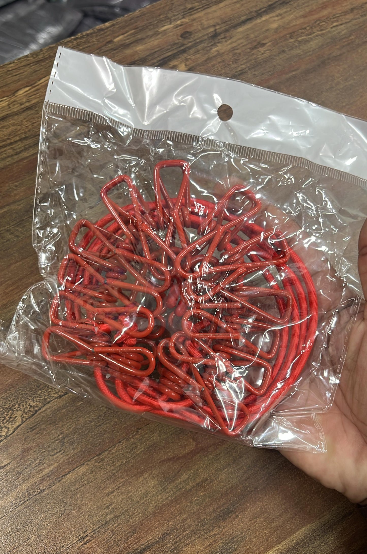 Portable 12 Clip Clothing Rope