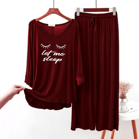 Maroon Let me Sleep Flapper Style ( Full Sleeve)